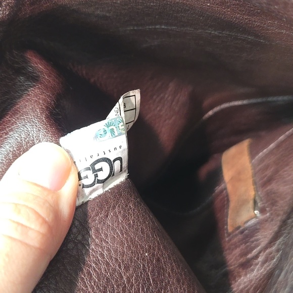 UGG Australia 3184 Women Brown Tall Boots Leather Riding Shoes Sz 7 - Picture 14 of 14